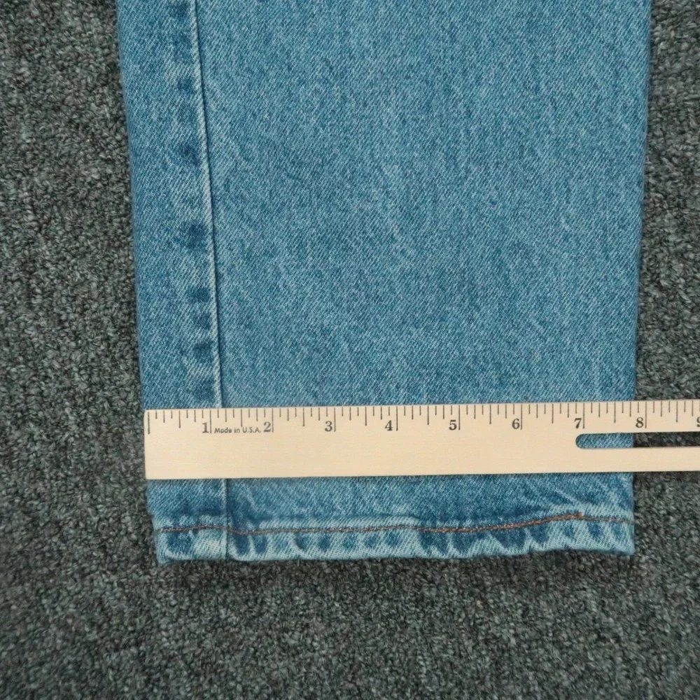 VINTAGE Levis Jeans Mens 33x30 Blue 505 Orange Tab Straight 5‎ Pocket 90s Y2K